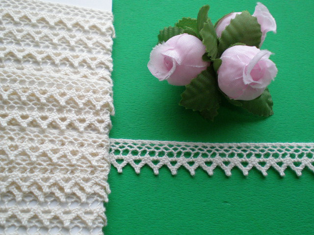 画像1: 幅1.1ｃ人気のキナリのトーション・5M