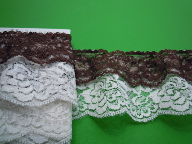 画像1: エーレガントなオフの薔薇柄のゴスロリ　2M