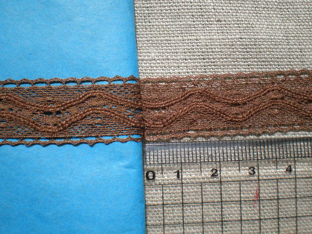 画像: 幅1.7ｃ　人気のチョコレートブラウンのトーションレース　5M