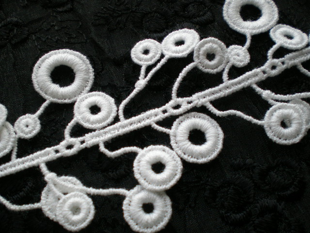 画像1: 人気の綿のコットンケミカルのアクセサリーレース　２０センチ